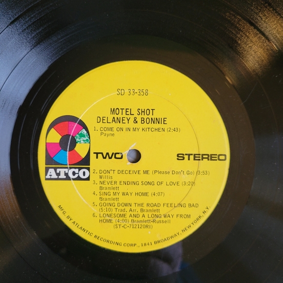 Delaney & Bonnie and Friends - Motel Shot Vintage Record Album LP Rock & Roll - Picture 4 of 11